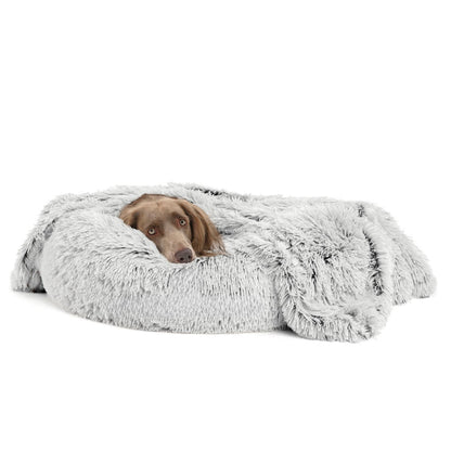 Ultra Soft Dog Blanket for Anxiety Relief – Calming Vegan Fur Throw, Machine Washable, Cozy Retreat for All Sizes 4