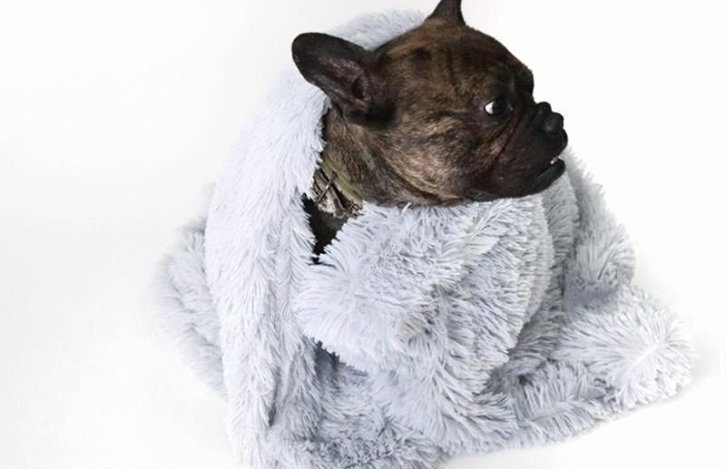 Ultra Soft Dog Blanket for Anxiety Relief – Calming Vegan Fur Throw, Machine Washable, Cozy Retreat for All Sizes 7