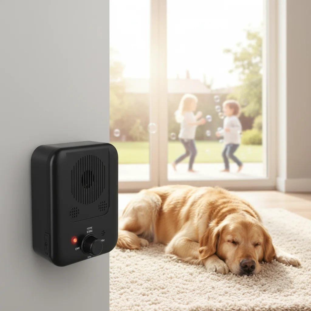 Ultrasonic Anti-Barking Device for Dogs – Adjustable Outdoor Trainer with 15m Detection 1