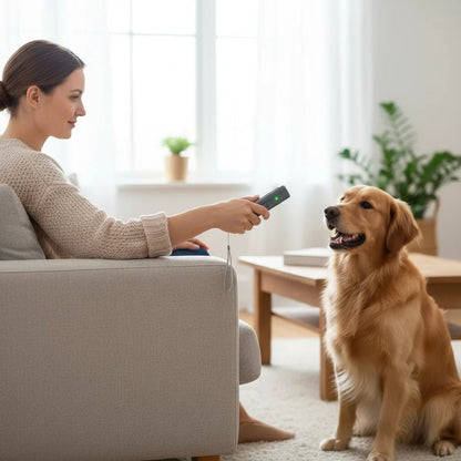 Ultrasonic Dog Deterrent Trainer with LED Indicator – USB Rechargeable Bark Deterrent for Effective Dog Barking Control 3