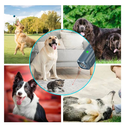 Ultrasonic Dog Deterrent Trainer with LED Indicator – USB Rechargeable Bark Deterrent for Effective Dog Barking Control 6