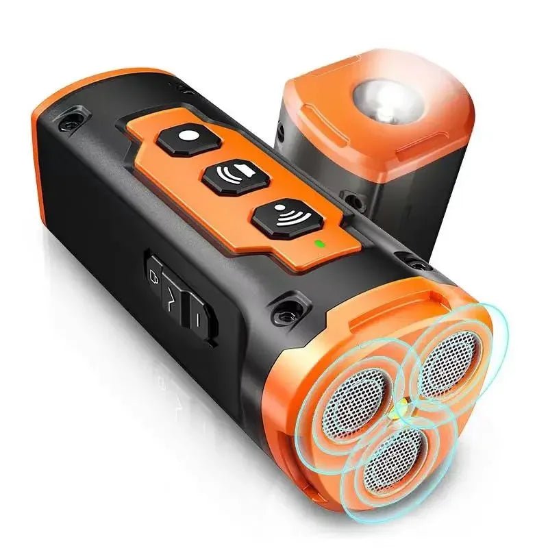 Ultrasonic Dog Trainer with LED Flashlight – Rechargeable Behavior Correction Device 0