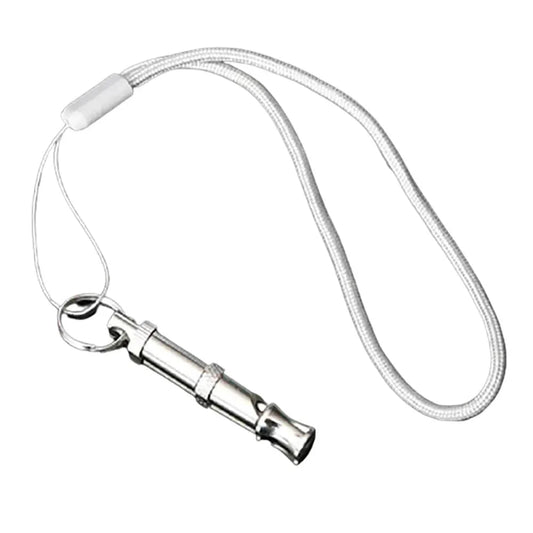 Ultrasonic Dog Whistle with Adjustable Pitch – Compact Stainless Steel Dog Training Tool with Lanyard 0