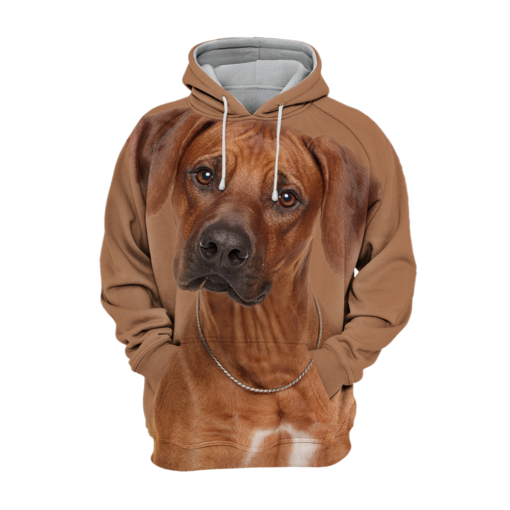 Unisex Rhodesian Ridgeback Hoodie Sweatshirt - Comfortable Durable Blend in Sizes S-4XL 0
