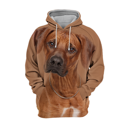 Unisex Rhodesian Ridgeback Hoodie Sweatshirt - Comfortable Durable Blend in Sizes S-4XL 0