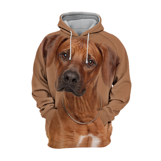 Unisex Rhodesian Ridgeback Hoodie Sweatshirt - Comfortable Durable Blend in Sizes S-4XL 0