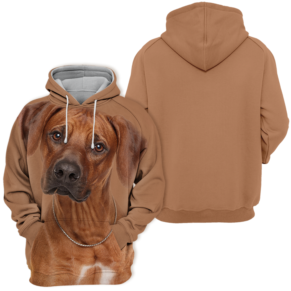 Unisex Rhodesian Ridgeback Hoodie Sweatshirt - Comfortable Durable Blend in Sizes S-4XL 1