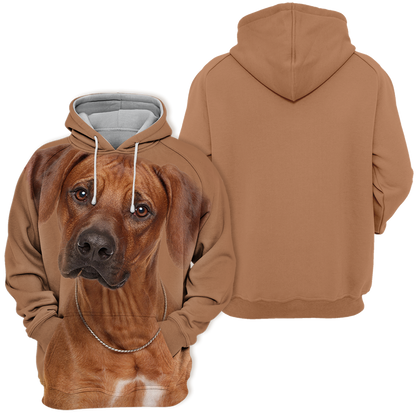 Unisex Rhodesian Ridgeback Hoodie Sweatshirt - Comfortable Durable Blend in Sizes S-4XL 1