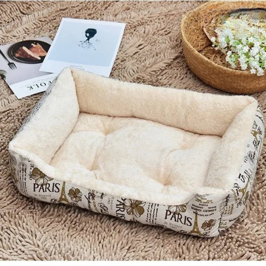 Comfortable Waterproof Dog and Cat Bed – Soft Pet Bed with Supportive Filling, Available in Multiple Sizes