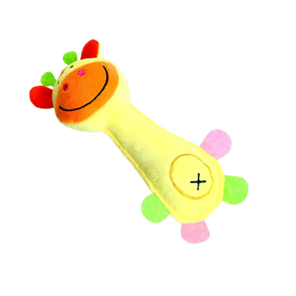 Soft Plush Dog Toy with Squeaker, Ideal for Cuddling and Playtime