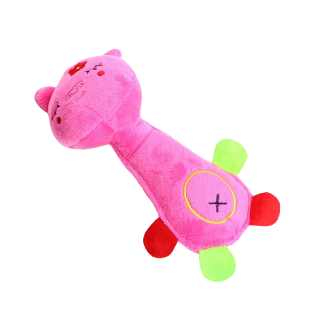 Soft Plush Dog Toy with Squeaker, Ideal for Cuddling and Playtime