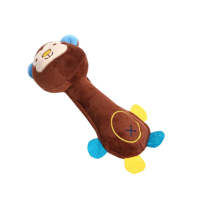 Soft Plush Dog Toy with Squeaker, Ideal for Cuddling and Playtime