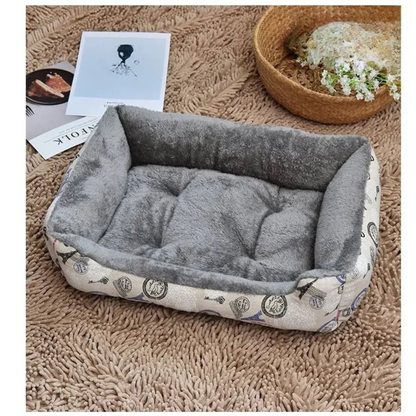 Comfortable Waterproof Dog and Cat Bed – Soft Pet Bed with Supportive Filling, Available in Multiple Sizes