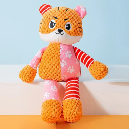 Durable Plush Dog Toy with Squeaker for Small and Medium Dogs – Ideal for Aggressive Chewers