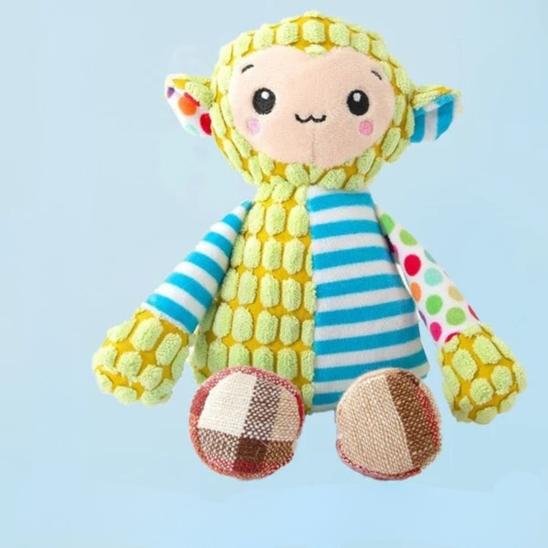 Durable Plush Dog Toy with Squeaker for Small and Medium Dogs – Ideal for Aggressive Chewers