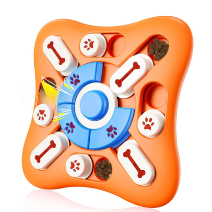Interactive Puzzle Feeder for Dogs and Cats – Slow Eating and Mental Stimulation Toy, Durable and Easy to Clean