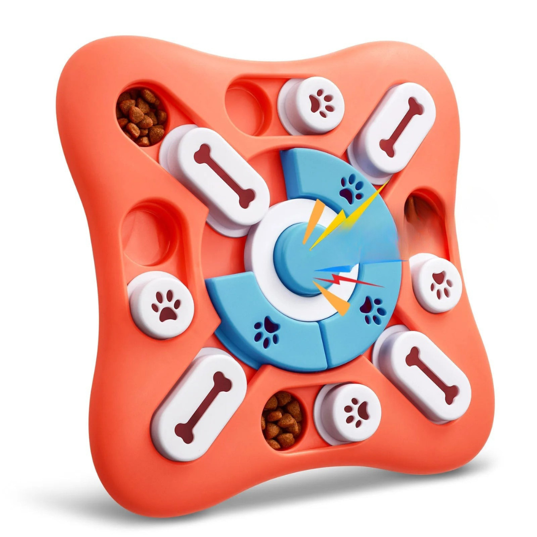 Interactive Dog Puzzle Toy for Mental Stimulation and Snack Rewards – Durable, Engaging Dog Toy for All Sizes