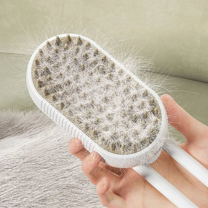 3-in-1 Pet Grooming Brush with Water Dispenser and Rechargeable Battery