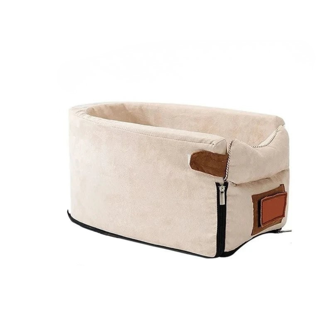 Small Dog Carrier for Car Console - Cozy and Secure Pet Carrier for Yorkies, Chihuahuas, and Pomeranians