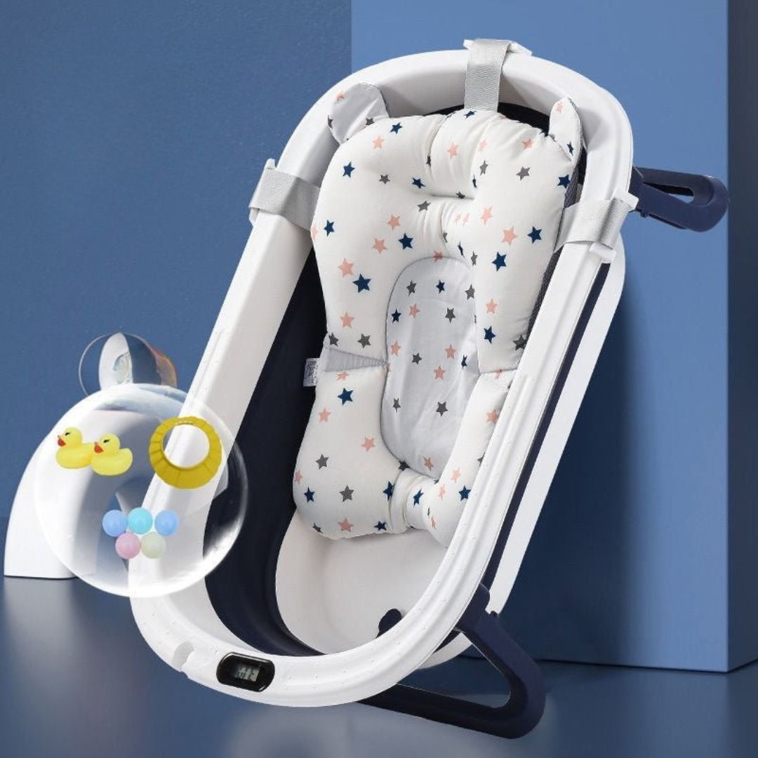 Foldable Temperature-Sensitive Bathtub – Compact Design for Easy Storage, Durable PP and TPE Material, Lightweight and Portable