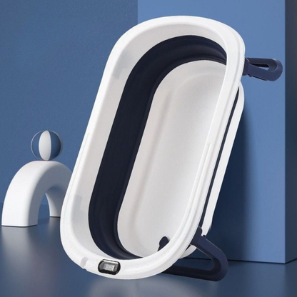 Foldable Temperature-Sensitive Bathtub – Compact Design for Easy Storage, Durable PP and TPE Material, Lightweight and Portable