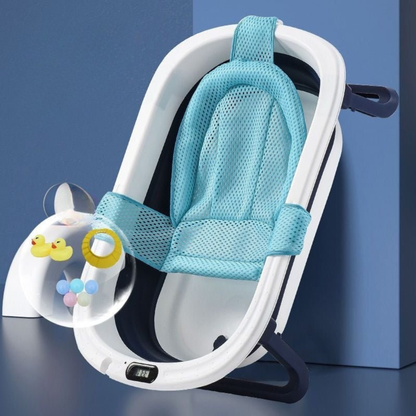 Foldable Temperature-Sensitive Bathtub – Compact Design for Easy Storage, Durable PP and TPE Material, Lightweight and Portable