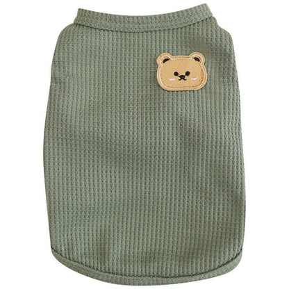 Waffle Pattern Dog Vest for Small to Medium Breeds – Cozy Lightweight Winter Apparel in Pastel Colors 8