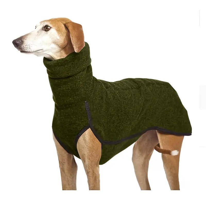 Warm Dog Coat with Turtleneck – Comfortable and Durable Winter Jacket for Dogs 3