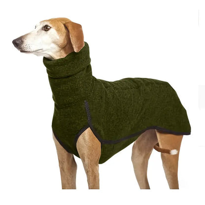 Warm Dog Coat with Turtleneck – Comfortable and Durable Winter Jacket for Dogs 3