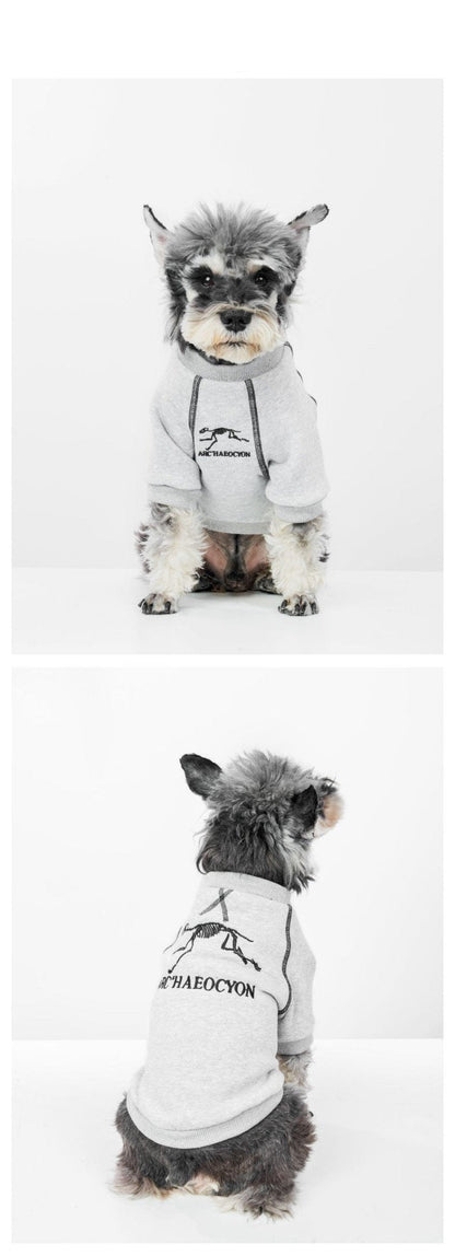 Warm Fleece-Lined Dog Hoodie for Small to Medium Breeds – Cozy Dog Sweatshirt with Drawstring Hood and Zipper Closure 5