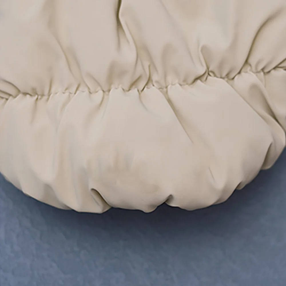 Warm Winter Dog Jacket for Small and Medium Dogs – Cozy Cotton and Fleece Coat with Snap Closure and Leash Ring 5