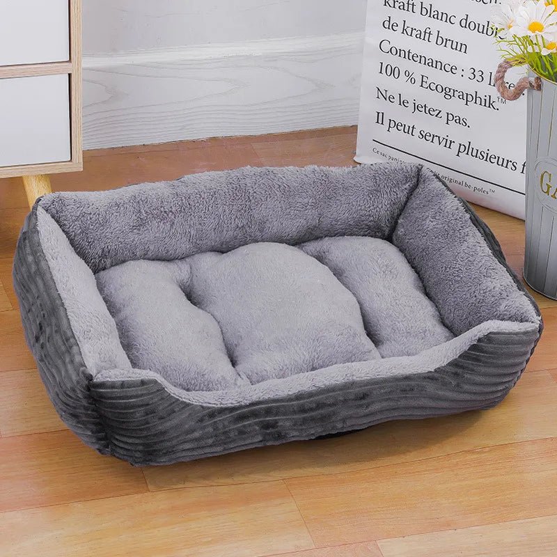 Warm and Soft Pet Basket Bed for Dogs and Cats – Comfortable and Durable Design 5