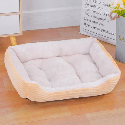 Warm and Soft Pet Basket Bed for Dogs and Cats – Comfortable and Durable Design 9