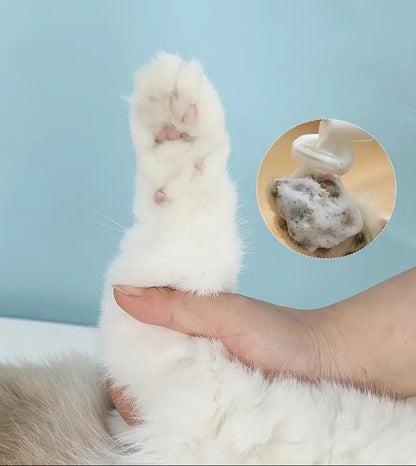 Wash-Free Pet Foot Cleaning Foam with Silicone Brush – 200ml Paw Cleaner for Dogs and Cats 6