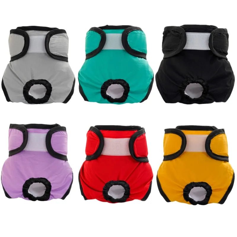 Washable Diaper for Female Dogs and Cats – Adjustable, Waterproof, and Comfortable 1