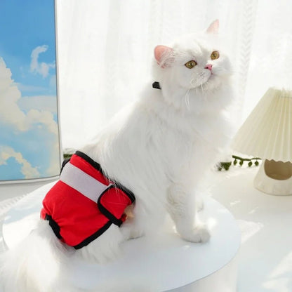 Washable Diaper for Female Dogs and Cats – Adjustable, Waterproof, and Comfortable 3