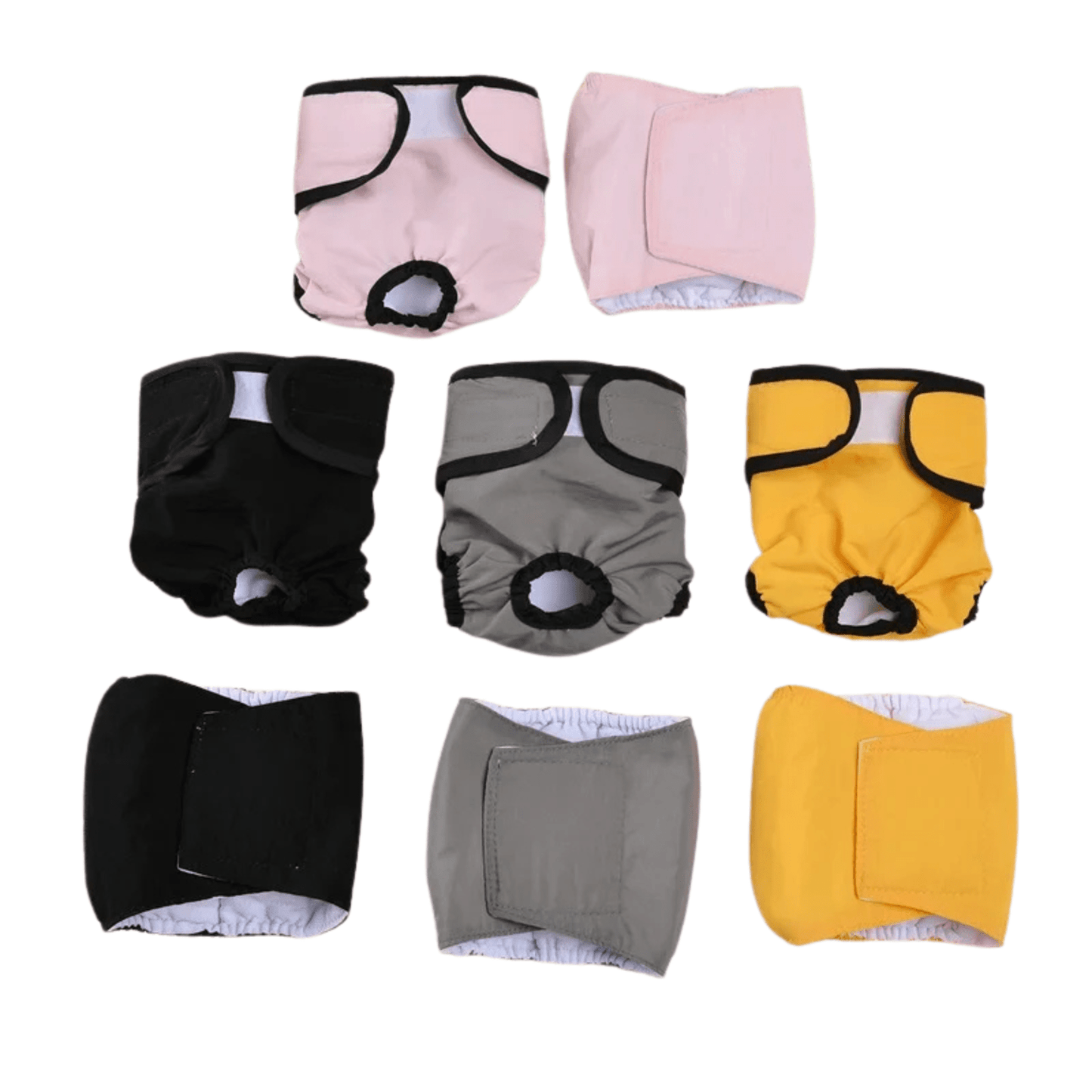 Washable Dog Diaper for Females – Reusable, Adjustable, Comfortable for Incontinence and Heat – Soft Cotton Blend 1