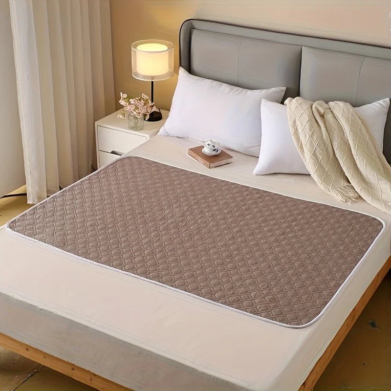 Washable Leakproof Dog Cushion – Non-Slip Comfortable Dog Crate Bed for Home, Travel, and Kennel – Soft Fabric, Brown or Gray 4