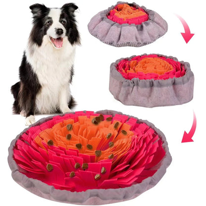 Washable Snuffle Mat for Dogs – Interactive Felt Feeding Mat for Mental Stimulation, Durable and Easy to Clean, Assorted Colors 4