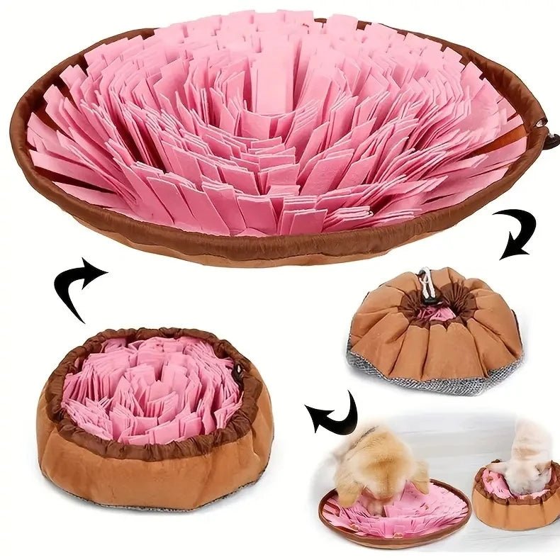 Washable Snuffle Mat for Dogs – Interactive Felt Feeding Mat for Mental Stimulation, Durable and Easy to Clean, Assorted Colors 5