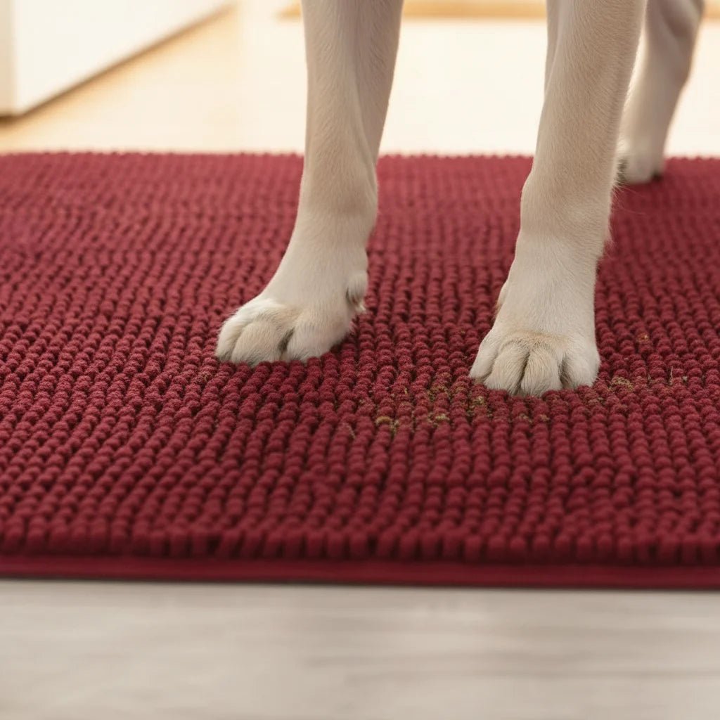 Water Absorbent Chenille Dog Doormat with Non-Slip Backing – Indoor Pet Mat 3