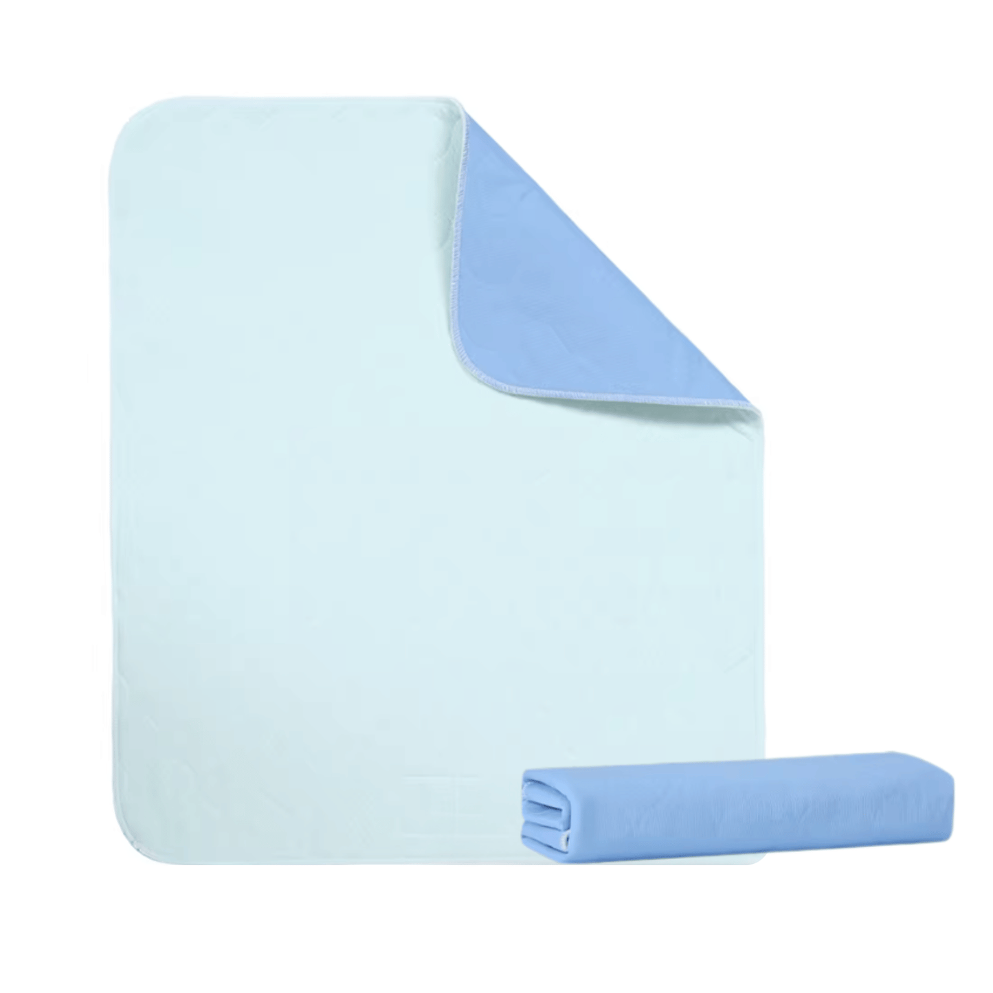 Waterproof Dog Blanket with High Absorbency – Soft, Washable 4-Layer Design for Incontinence and Pet Comfort in Blue 0