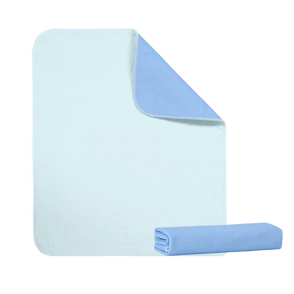 Waterproof Dog Blanket with High Absorbency – Soft, Washable 4-Layer Design for Incontinence and Pet Comfort in Blue 0