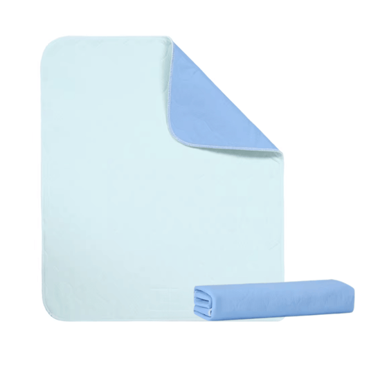 Waterproof Dog Blanket with High Absorbency – Soft, Washable 4-Layer Design for Incontinence and Pet Comfort in Blue 0