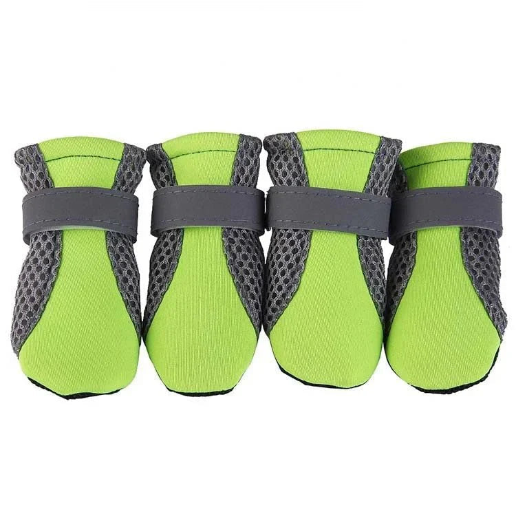 Waterproof Dog Boots for Winter – Breathable Anti-Slip Snow Shoes with Velcro Closure, 4 Pieces for All Weather Protection 12