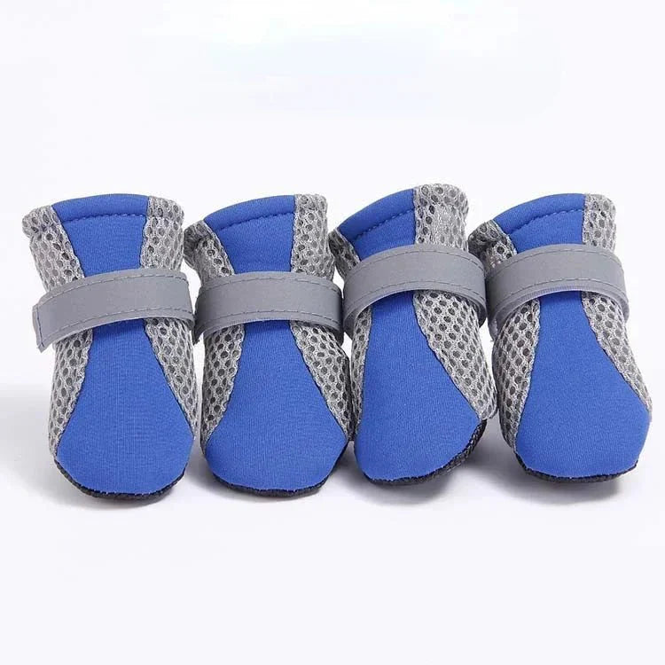 Waterproof Dog Boots for Winter – Breathable Anti-Slip Snow Shoes with Velcro Closure, 4 Pieces for All Weather Protection 16
