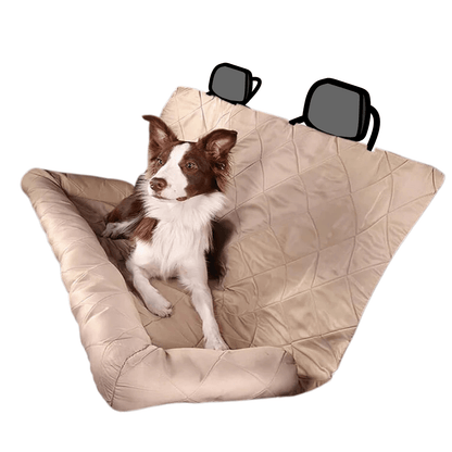 Waterproof Dog Car Seat Cover – Durable Polyester Back Seat Protector for Dogs, Anti-Scratch, Easy to Clean, Comfortable and Compact 1