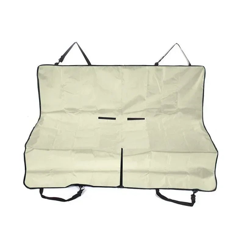 Waterproof Dog Car Seat Cover – Non-Slip Back Seat Protector for Dogs with Storage Compartment – Universal Fit 7