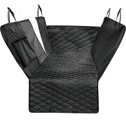Waterproof Dog Car Seat Cover with Breathable Mesh Window – Universal Back Seat Cover for Dogs, Hammock Design for SUVs and Trucks 0
