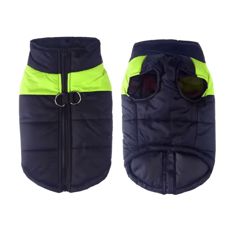 Waterproof Dog Coat for Winter - Adjustable Fit, Warm Lining, D-Ring Leash Attachment, Available in Multiple Colors 8